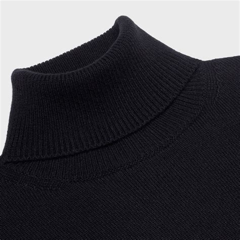 celine cashmere turtleneck sweater|TURTLENECK SWEATER IN HERITAGE CASHMERE .